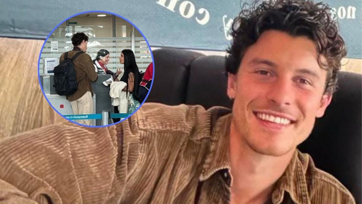 Shawn Mendes en el aeropuerto de Guayaquil