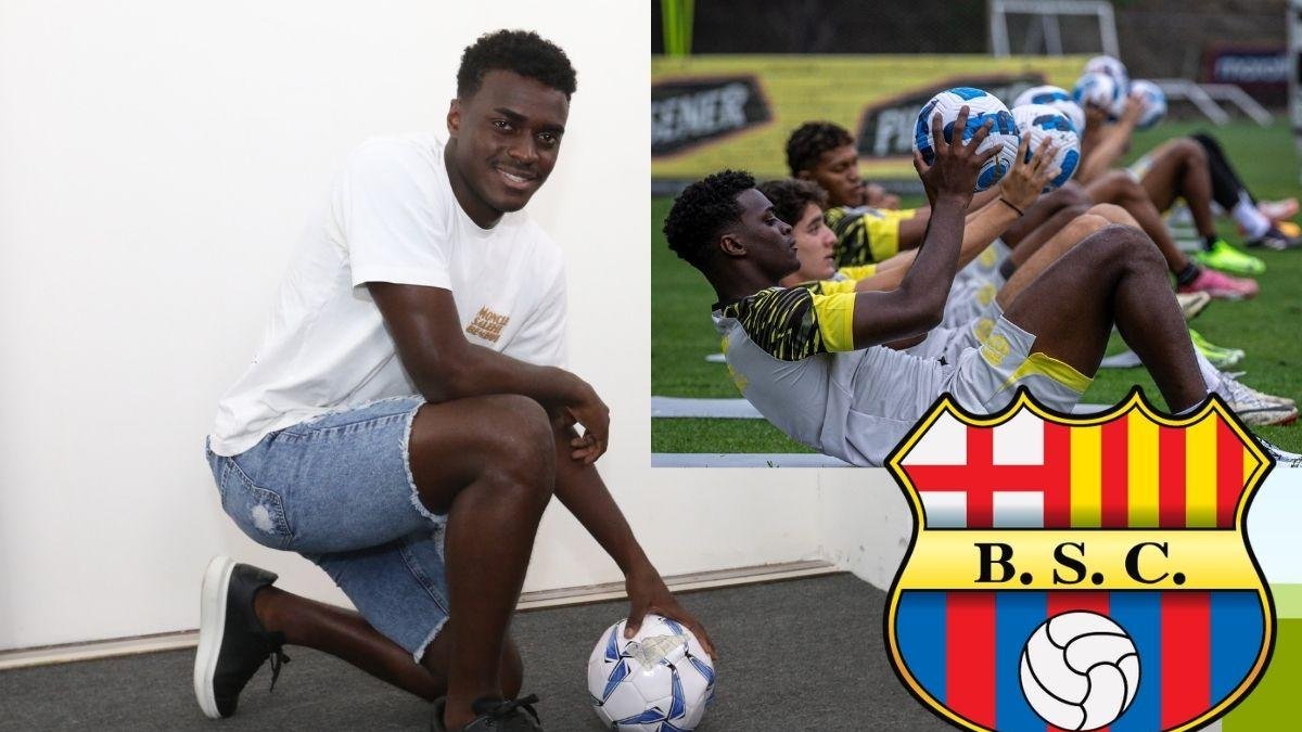 Álex Rangel defensa de Barcelona tiene 22 años.