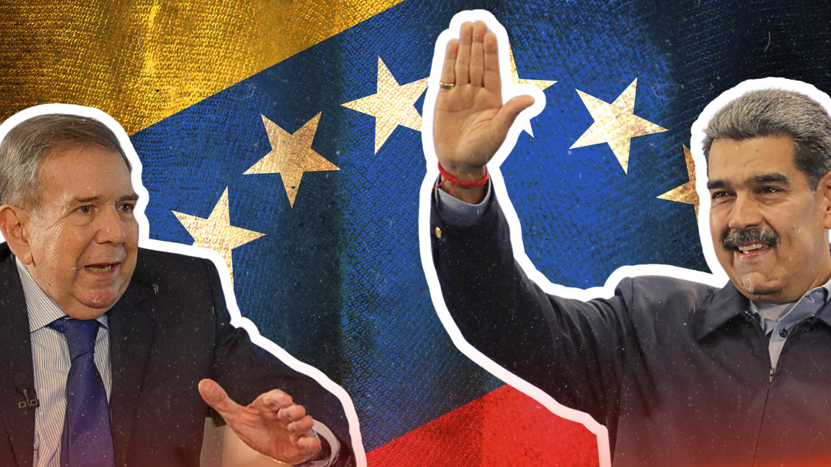 La disputa presidencial en Venezuela alberga dos nombres: Edmundo González y Nicolás Maduro.