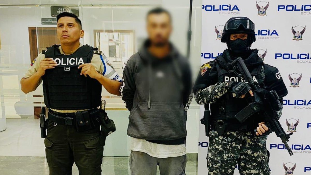 El detenido era requerido por la justicia colombiana por varios delitos.