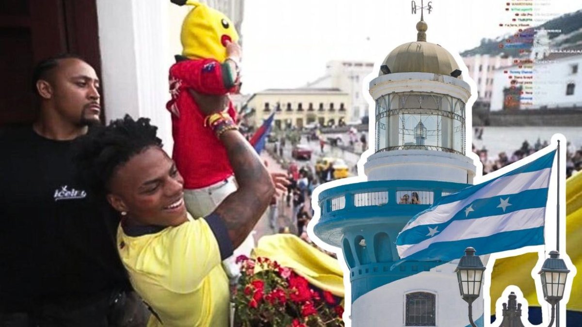 El youtuber protagonizó un momento icónico al levantar a Jorgito Guayaco desde un balcón del Centro Histórico de Quito.