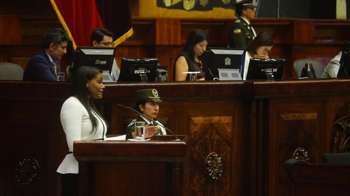 Diana Salazar, fiscal general, reapareció en la Asamblea y en redes dijeron que 