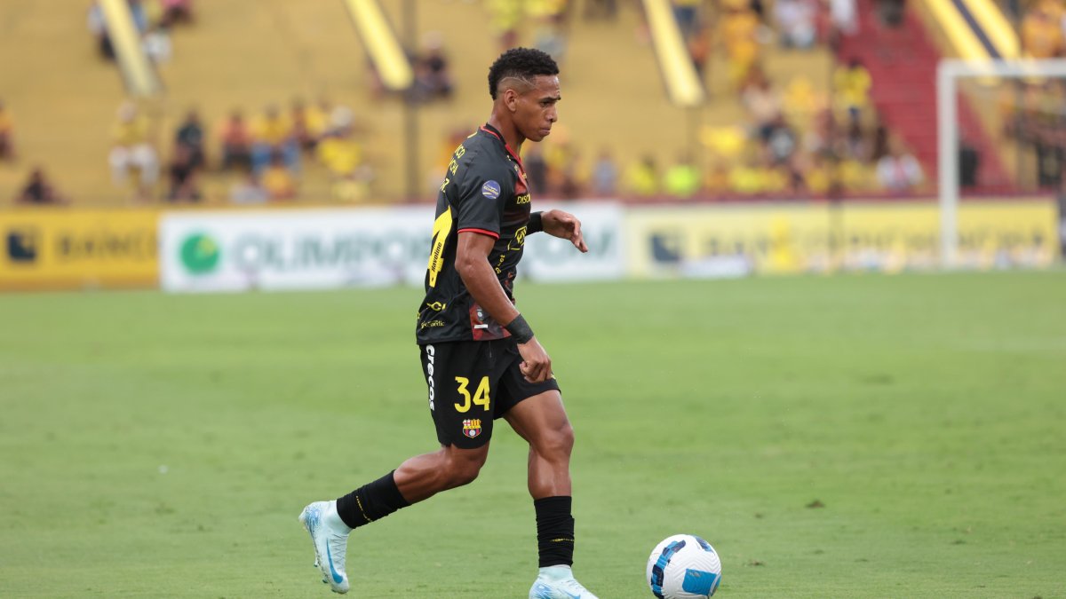 Jandry Gómez, ofensivo del Barcelona SC.