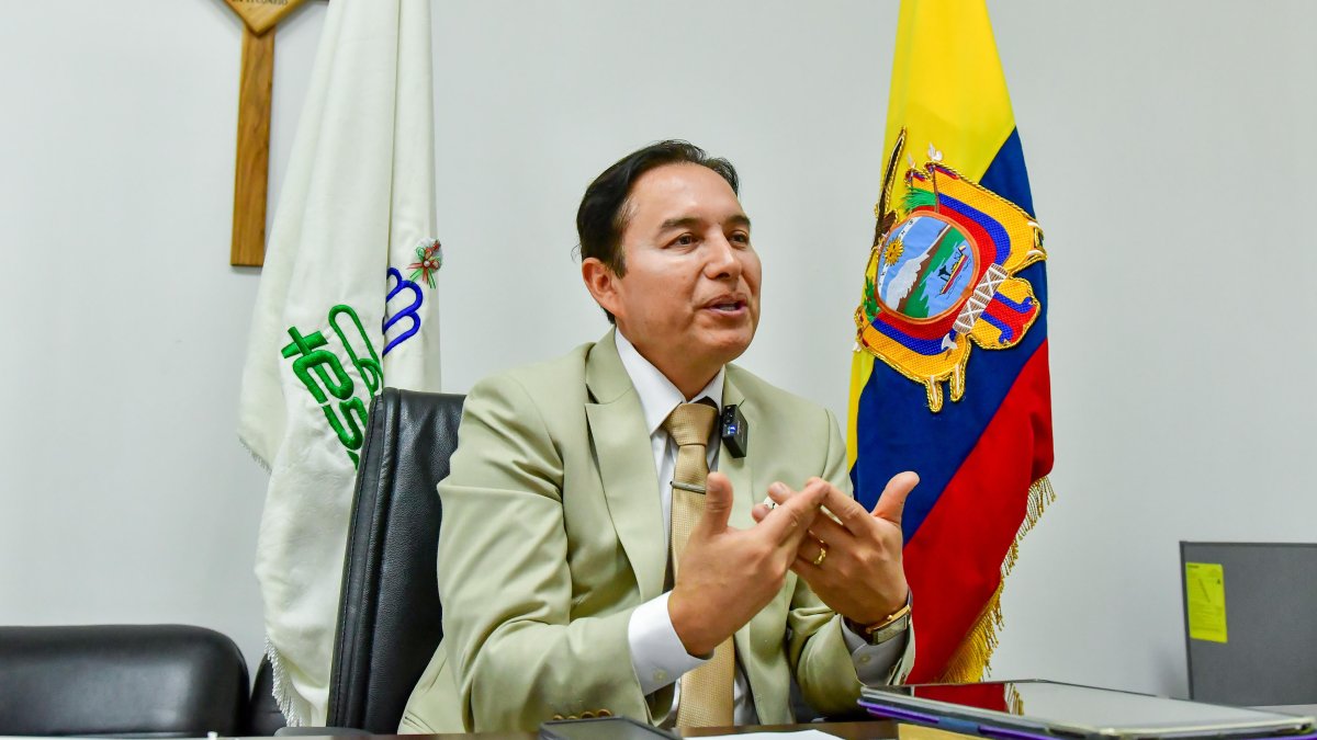 Funcionario. Franklin Encalada es el gerente del Hospital del IESS.