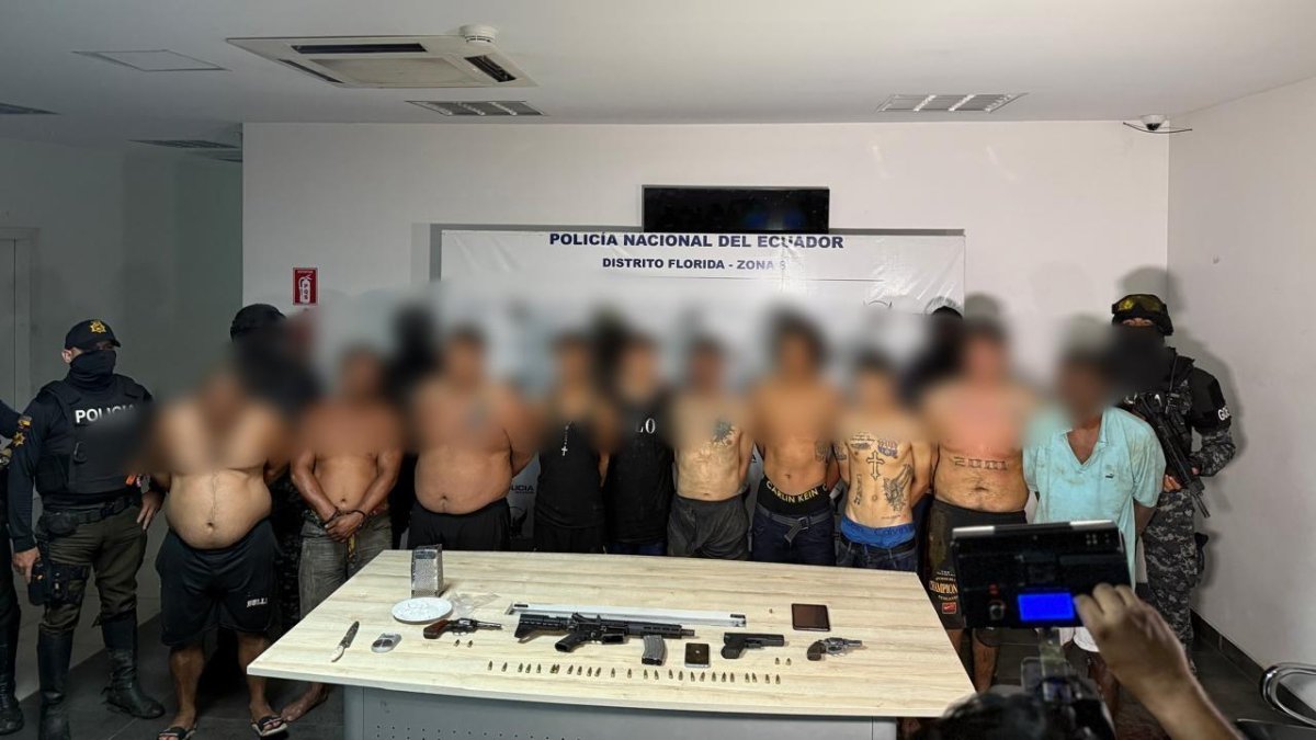 Aprehendidos en Flor de Bastión.