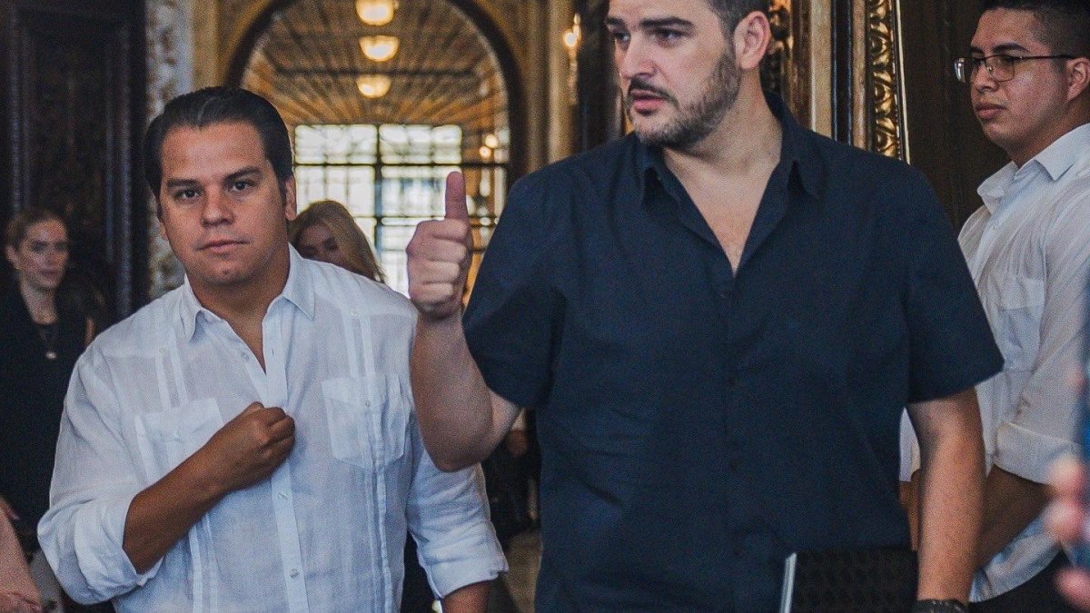 Autoridad. El alcalde previo a la sesión del Concejo Cantonal de este jueves.