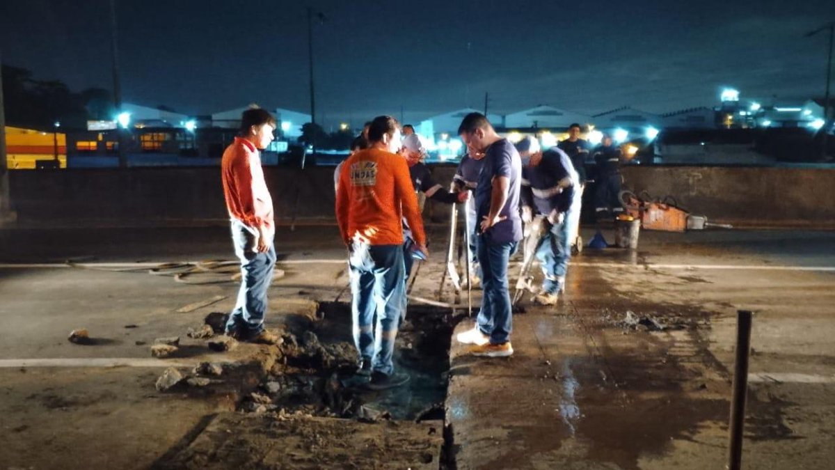 Los trabajos iniciaron el 28 de febrero.