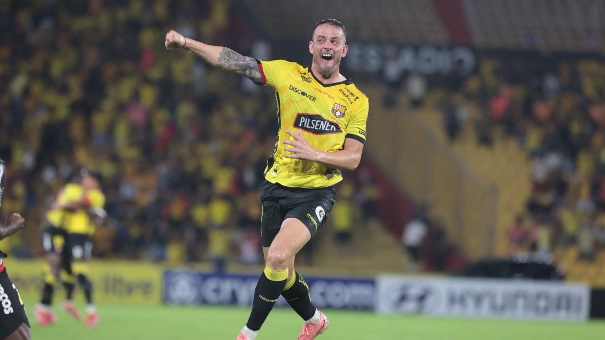 Octavio Rivero es el goleador de Barcelona SC.