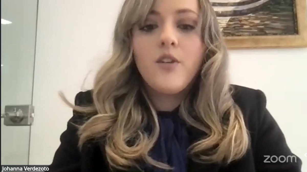 Declaración. Johanna Verdezoto, consejera del Cpccs, rindió su versión el jueves 6 de marzo, ante la Comisión de Fiscalización y Control Político de la Asamblea Nacional.