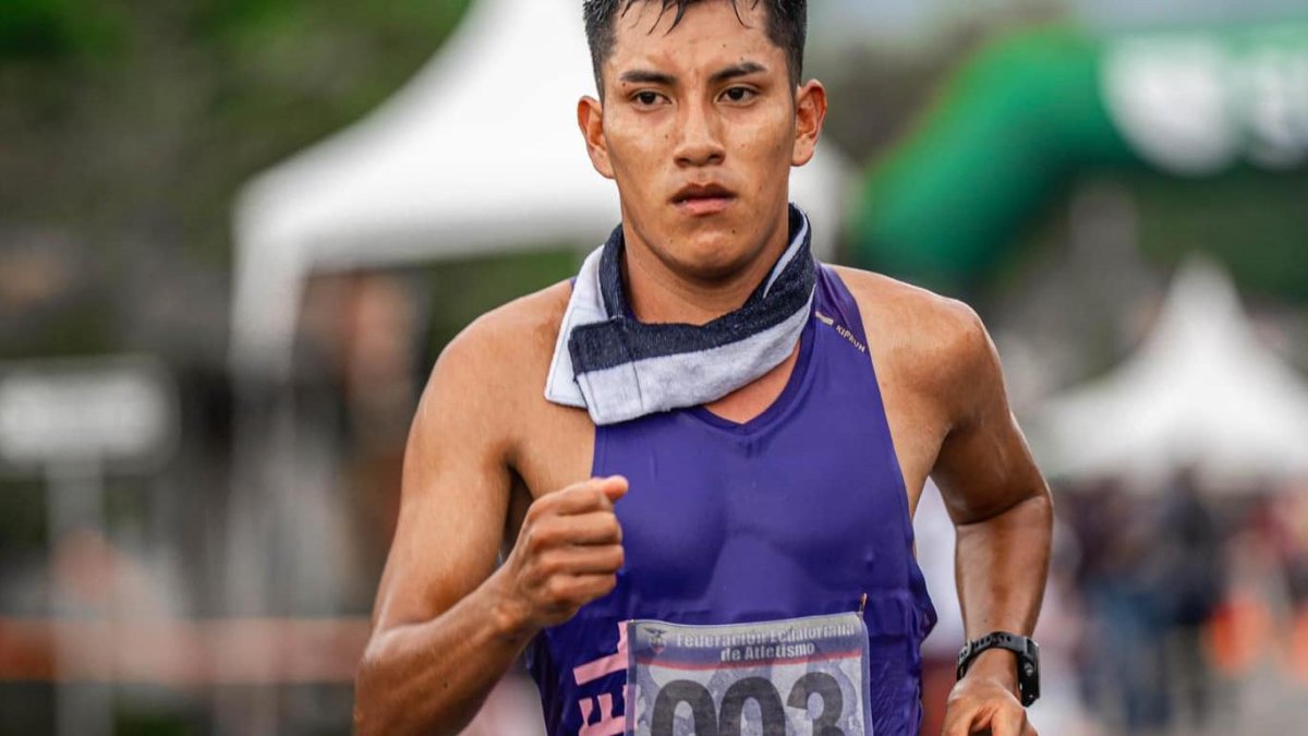 El marchista ecuatoriano se 'bajó' de la competencia en Dudince por la falta de dinero.