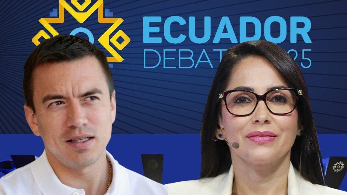 Daniel Noboa y Luisa González tendrán el careo electoral el 23 de marzo de 2025.