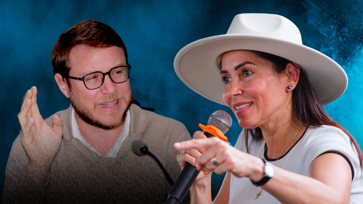 Augusto Verduga y Luisa González acordaron encontrarse en Guayaquil, primero en un lugar público, luego en un despacho de abogados.