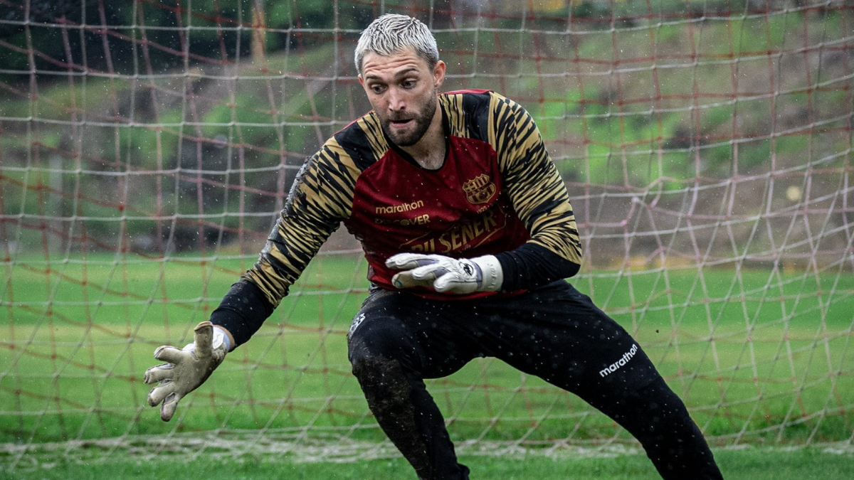 Ignacio de Arruabarrena, arquero uruguayo de Barcelona SC.