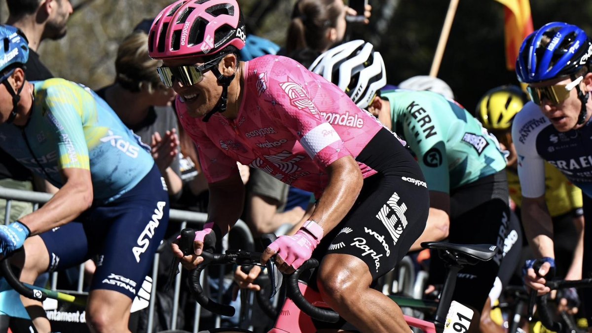 El ciclista de 31 años cerró su participación en la Volta a Catalunya, tras siete días de intensa competencia.