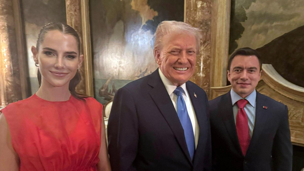 El presidente Daniel Noboa publicó esta foto en su perfil de X.