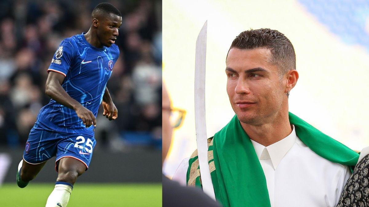 Moisés Caicedo y Cristiano Ronaldo juntos una buena posibilidad.