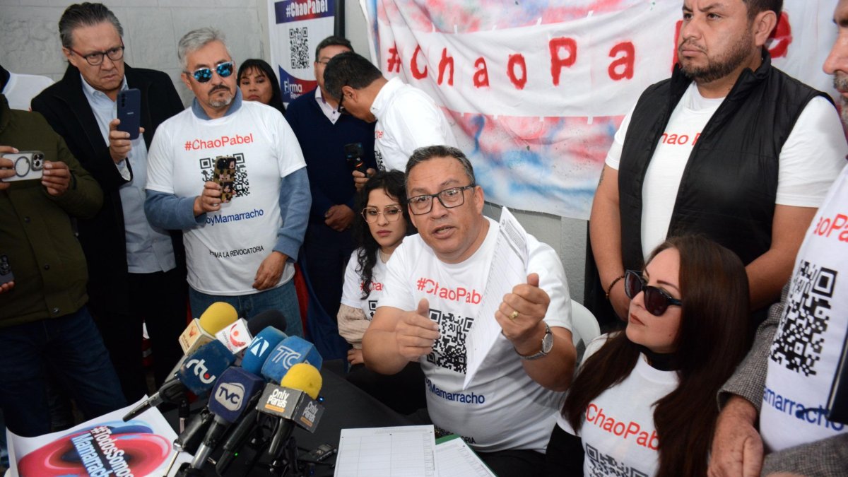 Néstor Marroquín durante una rueda de prensa este 11 de abril de 2025.