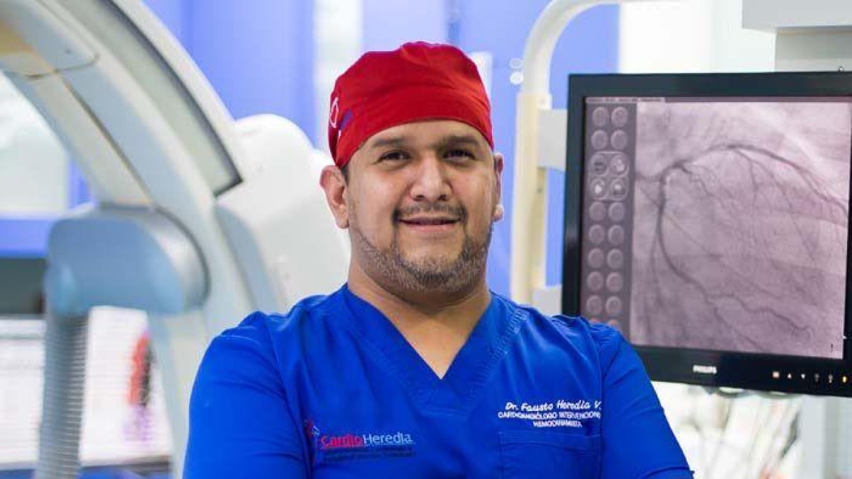 El cardiólogo Fausto Heredia.