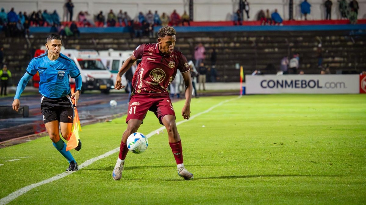 El autor de uno de los goles de Mushuc Runa ante unión en copa sudamericana habló con Expreso. 