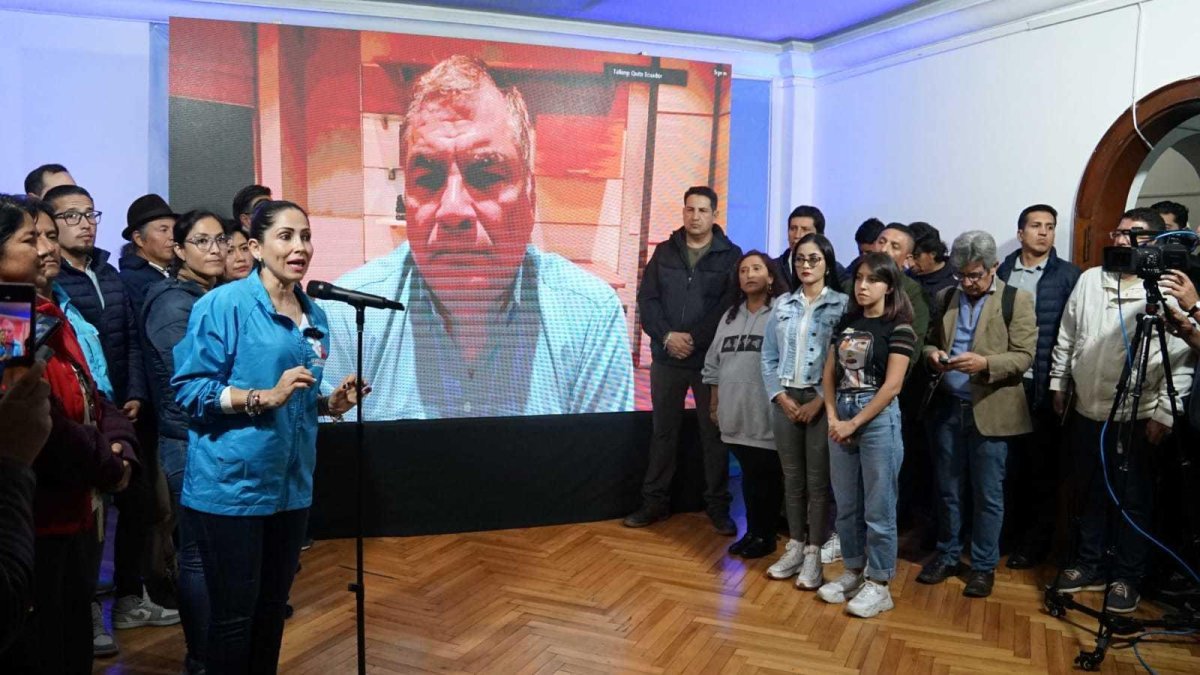 Dirección. El expresidente Rafael Correa orienta al movimiento Revolución Ciudadana a la distancia; él se encuentra asilado en Bélgica.