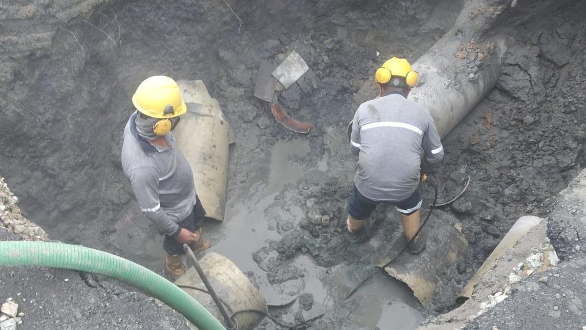 El corte se realizará por trabajos de instalación de válvula para el macro-medidor de la planta de tratamiento de AAPP al sector Daule.