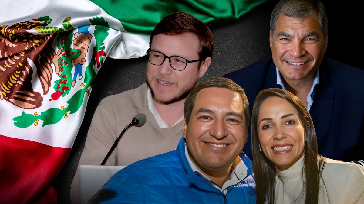 Para el gobierno de México, los correístas Rafael Correa, Luisa González, Andrés Arauz son perseguidos por la Fiscalía de Ecuador, como Augusto Verduga.