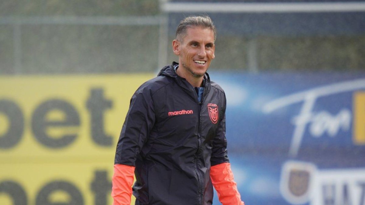 Sebastián Beccacece es el entrenador de la selección ecuatoriana.