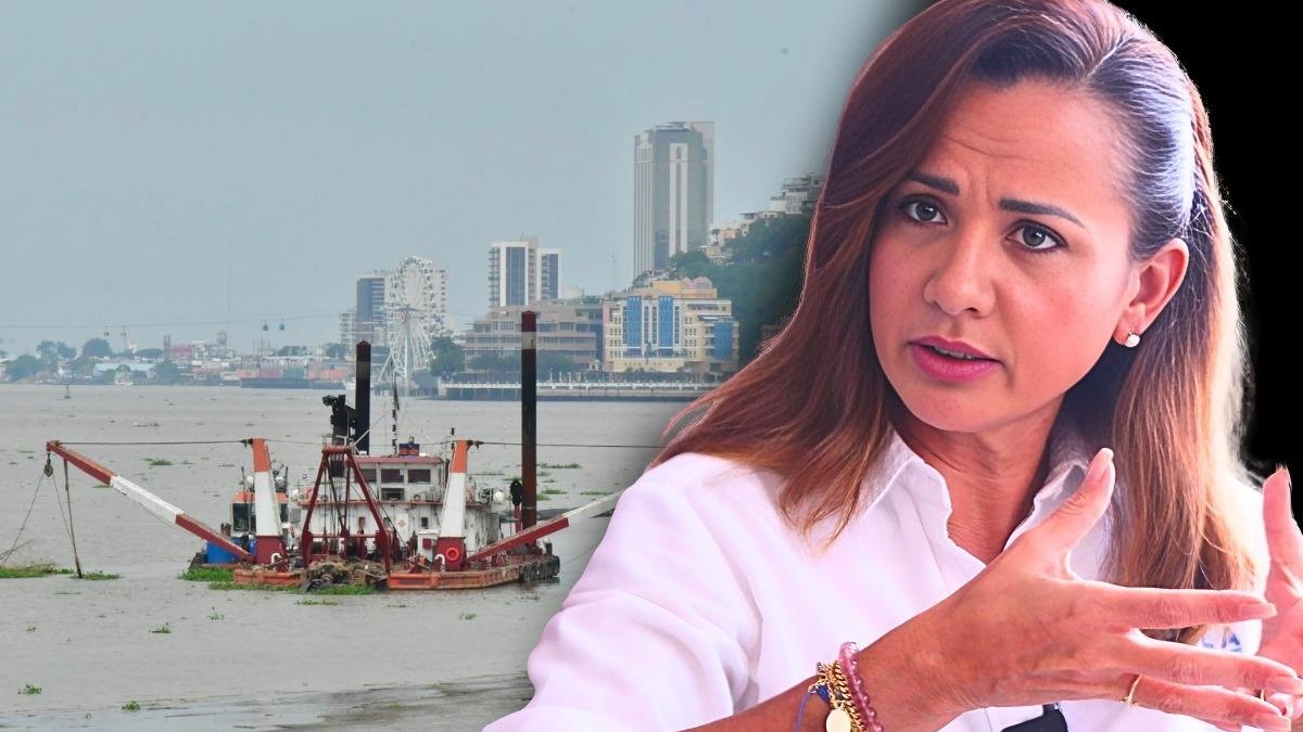 La prefecta del Guayas habló con EXPRESO sobre el fin del contrato del dragado del río Guayas y sus planes futuros en torno al tema.