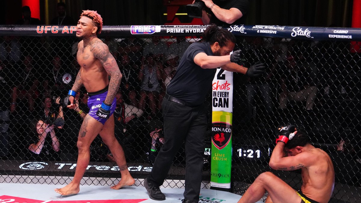 En su ultima lucha, Michael Morales venció por KO a Gilbert Burns en Las Vegas.