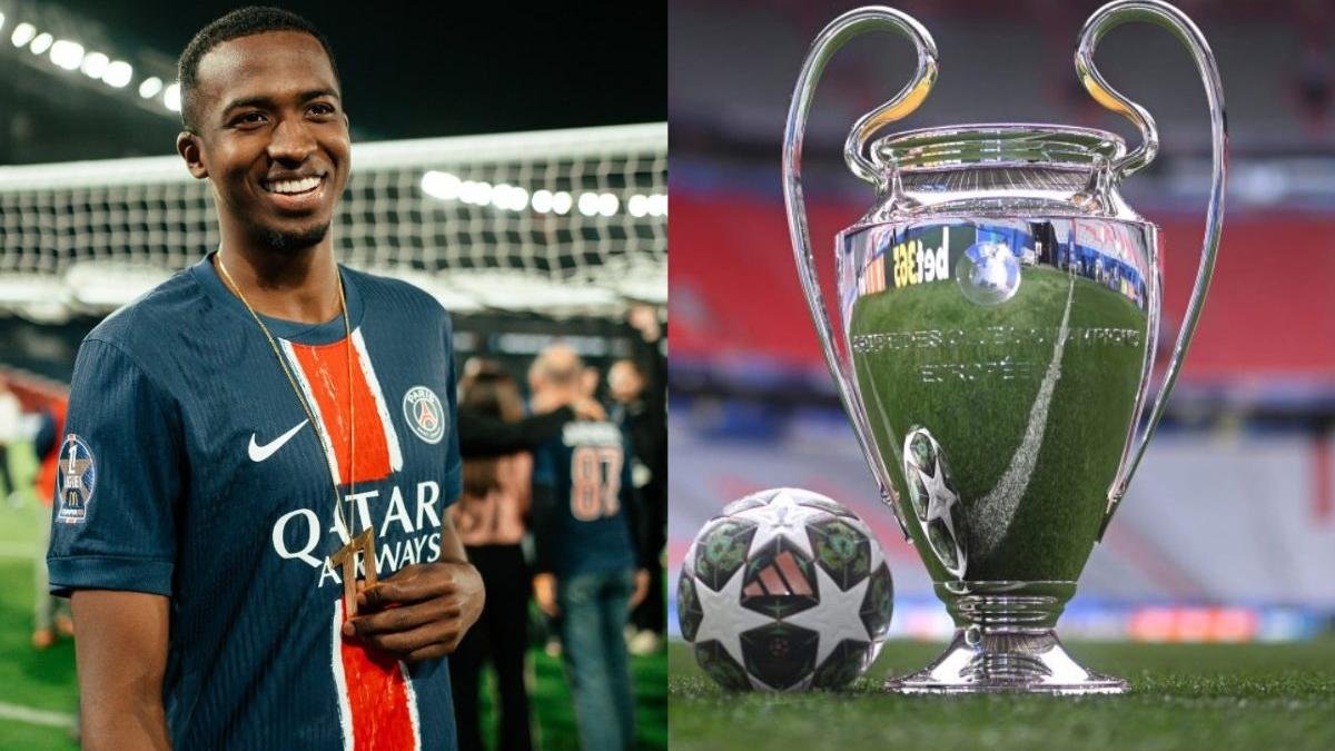 Willian Pacho y su primer final de la Champions.