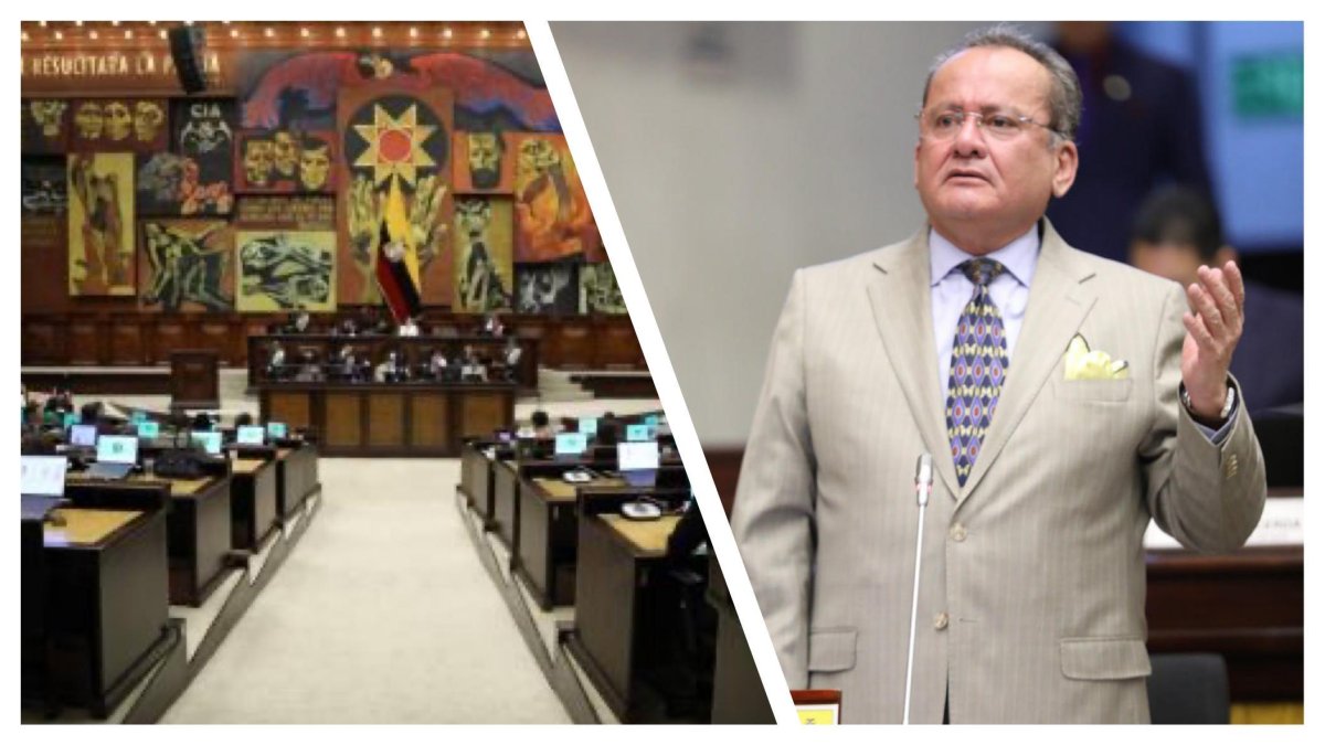 El asambleísta del Partido Socialcristiano, Alfredo Serrano, aseguró que el proyecto de Ley de Inteligencia no contará con los votos de su tienda política para su aprobación. Fotomontaje.