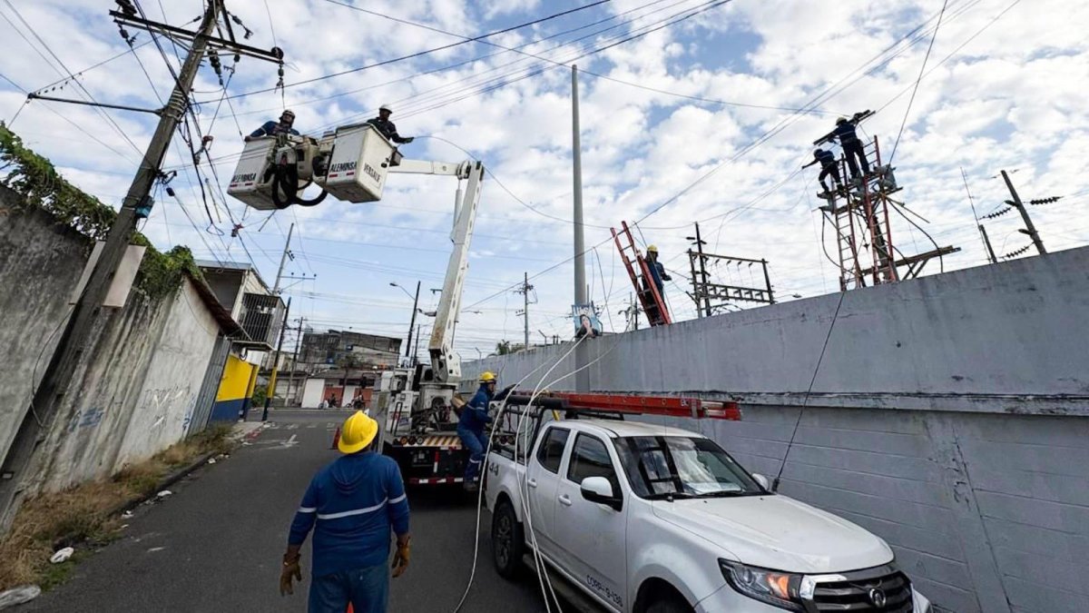 El corte de energía lo experimentarán dos sectores del norte de Guayaquil este 12 de junio.
