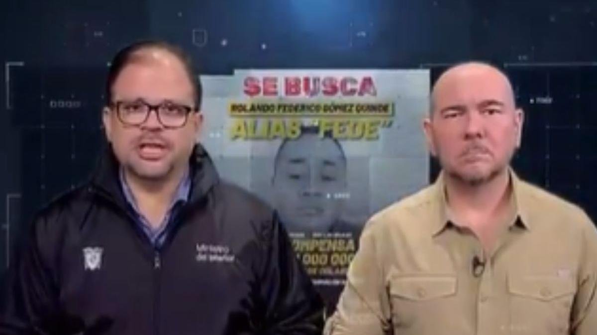 Los ministros del Interior y de Defensa se pronunciaron sobre la fuga de alias Fede. Anunciaron una recompensa.
