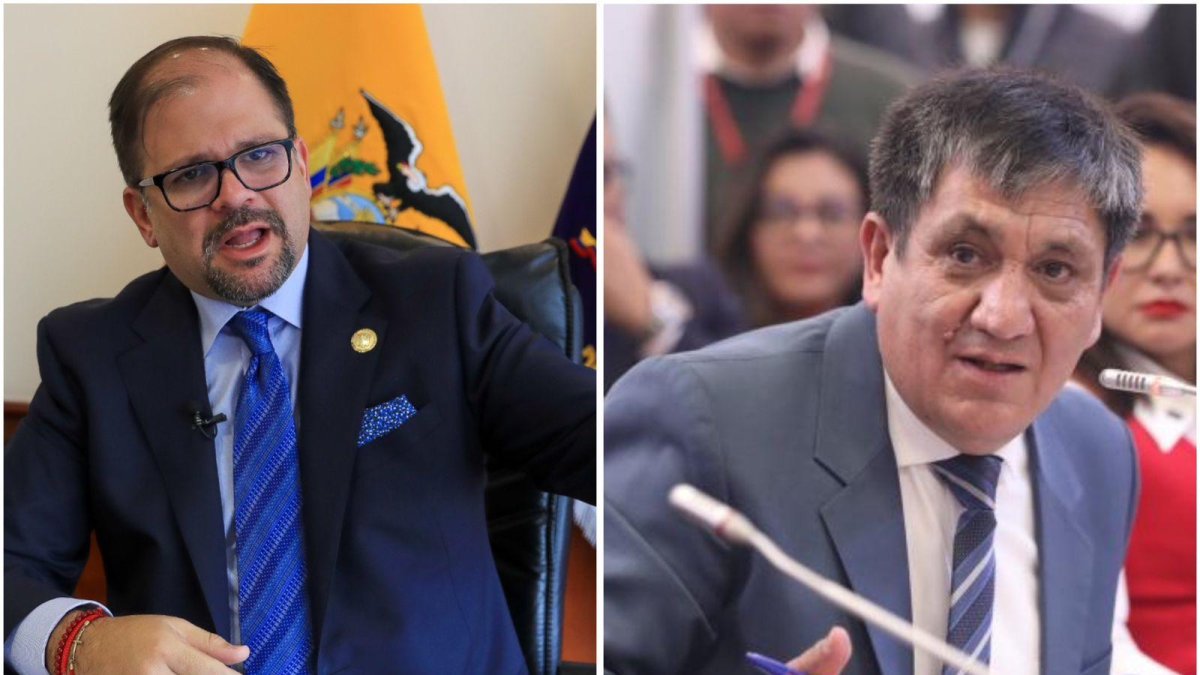 John Reimberg, respondió a las críticas del fiscal general subrogante Wilson Toainga sobre la supuesta falta de protección para los operadores de justicia en el país.