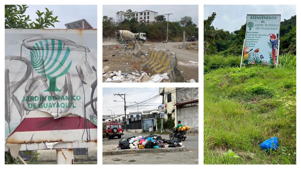 Para muchos visitantes, la entrada al Jardín Botánico de Guayaquil debería ser intervenida urgentemente por el Cabildo porteño.