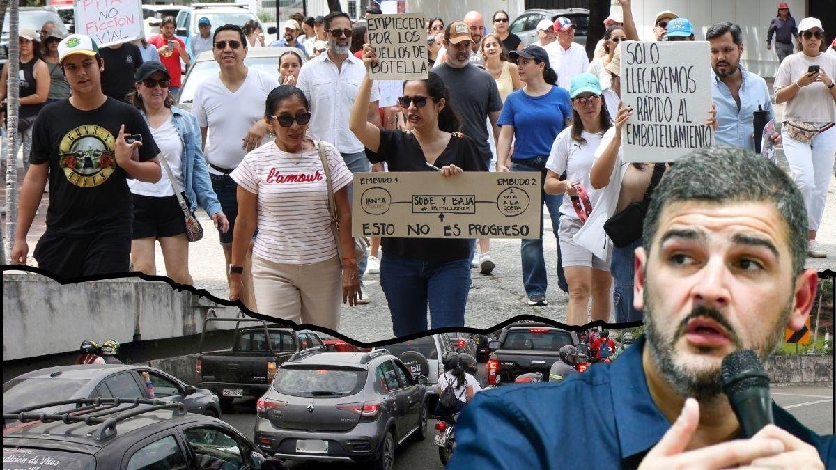 El alcalde Aquiles Álvarez defendió la construcción de dos pasos a desnivel en la avenida del Bombero, algo que ha sido rechazado por residentes de Los Ceibos.
