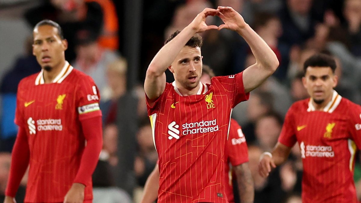 Diogo Jota fue una de las figuras de Liverpool.