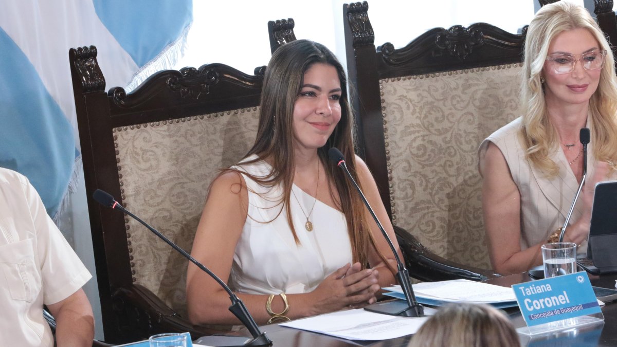 Tatiana Coronel, alcaldesa (s) de Guayaquil.