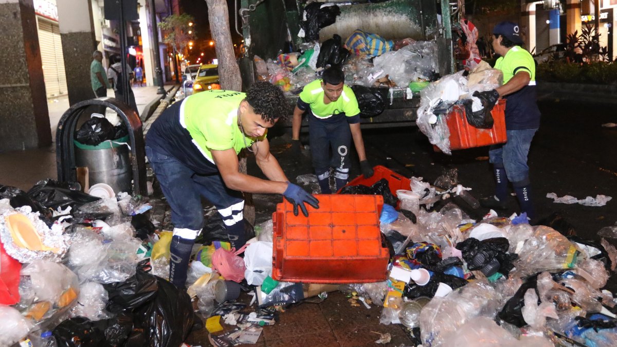 Guayaquil ha registrado problemas de desechos en vías principales. 