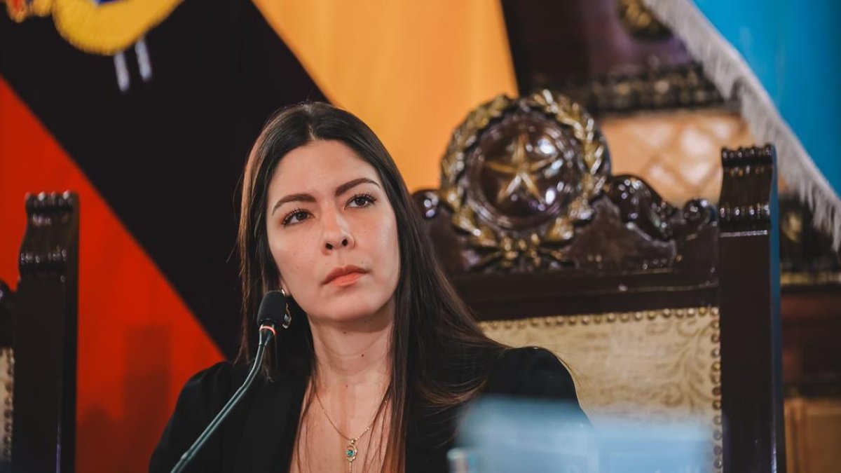 La alcaldesa subrogante de Guayaquil, Tatiana Coronel.
