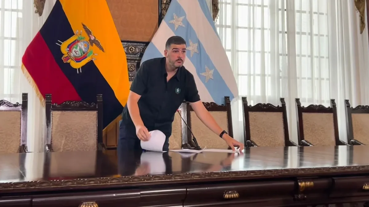 Aquiles Álvarez, alcalde de Guayaquil, fue detenido la madrugada del 10 de febrero de 2026, en Samborondón.
