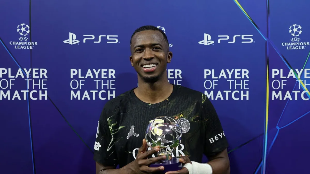 Willian Pacho y la alegría de llegar a la segunda final de la Champions.