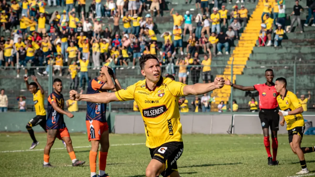Tomás Martínez anotó en la victoria de Barcelona sobre Insutec en la Copa Ecuador.
