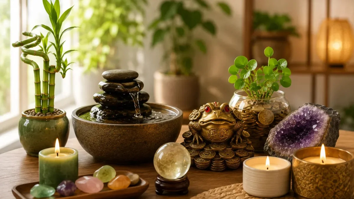 Elementos como plantas, fuentes de agua y espacios ordenados forman parte de los rituales de Feng Shui más utilizados para atraer armonía y abundancia.