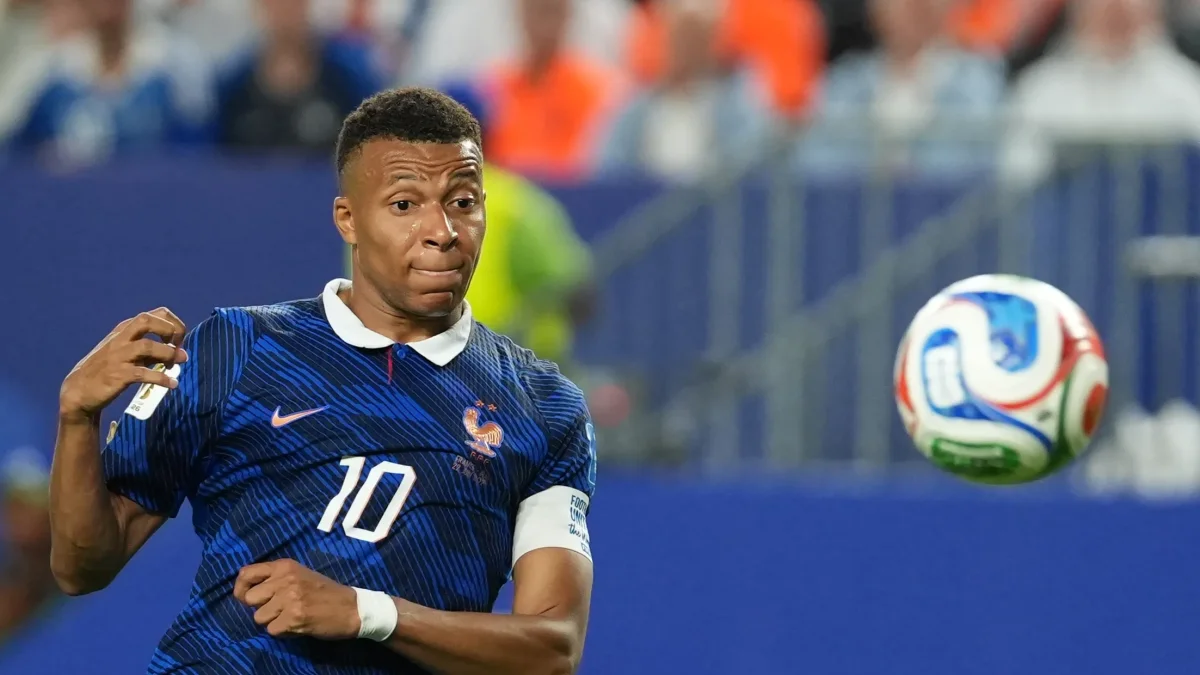 Kylian Mbappé, delantero de la selección de Francia.