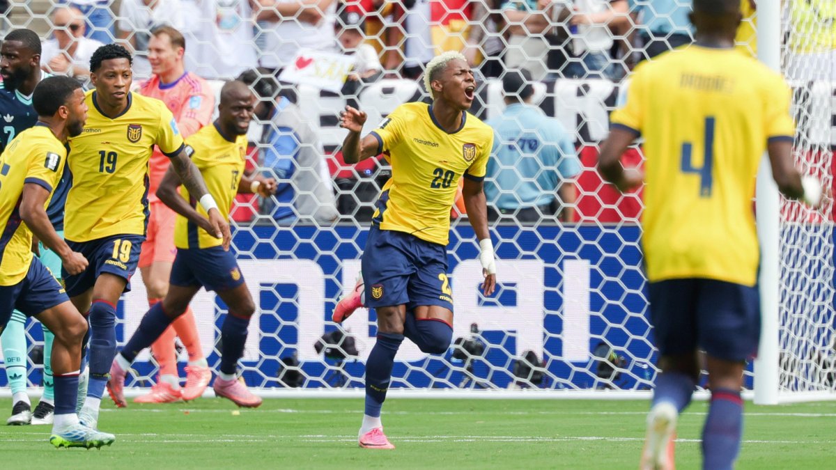 La Selección de Ecuador remontó el partido a Alemania.