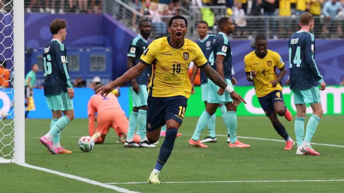 Gonzalo Plata anotó en la victoria 2-1 de Ecuador ante Alemania, en el Mundial 2026.