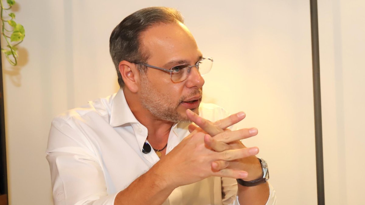 Andrés Roche durante un reciente diálogo con EXPRESO.