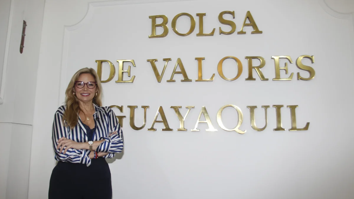 Martha González es la primera mujer en ocupar la Gerencia General de la Bolsa de Valores de Guayaquil.
