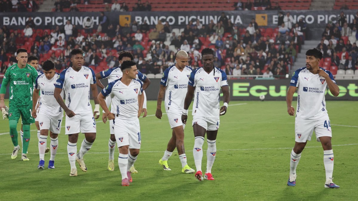 Liga de Quito empató 1-1 con Delfín en el estadio Rodrigo Paz Delgado.